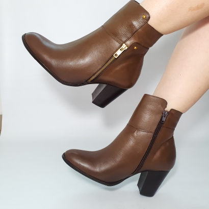 Bota Tóquio Couro Tamarindo