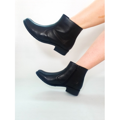 Bota Siena Couro Preto